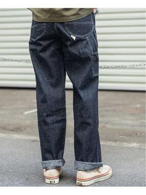 🇺🇸Ship Slub Pearl Yarn Indigo Denim Carpenter Pants Non Stock 36x30